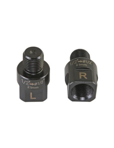 Pedals Extenders 21mm 1/2-1/2 Black.